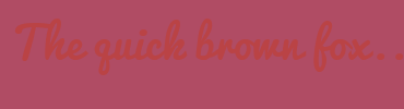 Image with Font Color BA4345 and Background Color B04C64